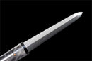 Hand Made High Quality T10 Steel Tanto Oxhorn Saya Real Rayskin - Kanu Swords