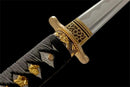 Hand Made High Quality T10 Steel Wakizashi Black - Kanu Swords
