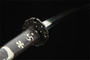 Japanese Tachi Sword Damascus Steel Real Hamon Full Tang Clay Tempered Katana - Kanu Swords