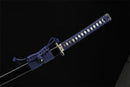 Katana T10 Carbon Steel Hand Forge Real Hamon Clay Tempered - Kanu Swords