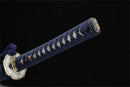Katana T10 Carbon Steel Hand Forge Real Hamon Clay Tempered - Kanu Swords