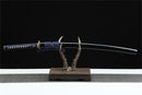 Katana T10 Carbon Steel Hand Forge Real Hamon Clay Tempered - Kanu Swords