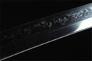 Katana T10 Carbon Steel Hand Forge Real Hamon Clay Tempered - Kanu Swords