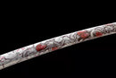 Handmade Rose Love Samurai Katana T10