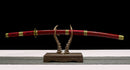 Sandai Kitetsu cursed katana with black scabbard display