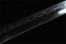 Tachi Sword T10 Real Hamon Full Tang Clay Tempered Katana - Kanu Swords