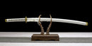 Wado Ichimonji katana with white scabbard display